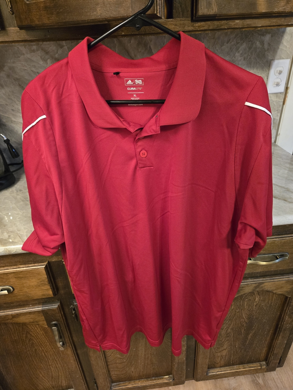 Adidas Men’s Red Climalite Polo Shirt